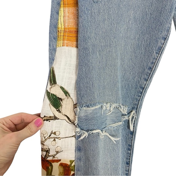 Levi’s 510 Custom Jeans Waist 30 31 Womens Size 10 12 Upcycled Vintage Denim - Picture 8 of 15